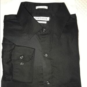 Van-Heusen Pin Cord Dress Shirt 16.5” x 32/33”